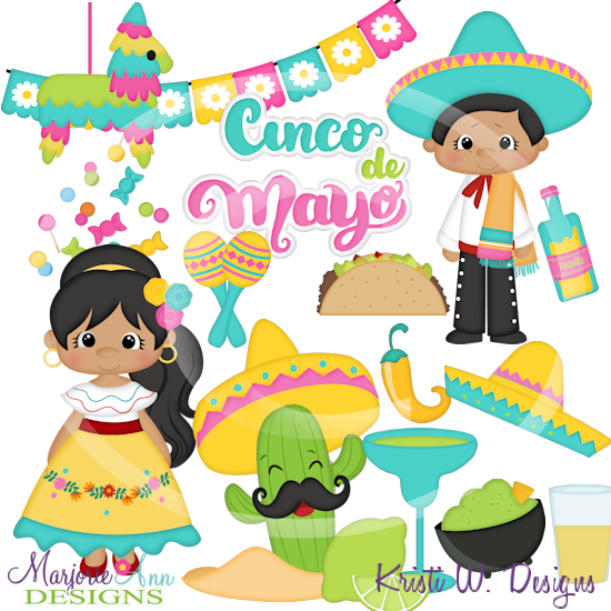 Cinco De Mayo SVG Cutting Files Includes Clipart - Click Image to Close